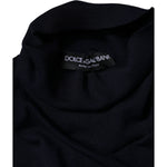 Dolce & Gabbana Blue Cashmere Turtleneck Pullover Sweater TSH87789-52