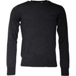 Dolce & Gabbana Dark Gray DG Logo Crew Neck Pullover Sweater TSH87796-46