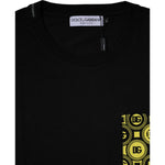 Dolce & Gabbana Black Logo Print Cotton Short Sleeve T-shirt TSH878468-60