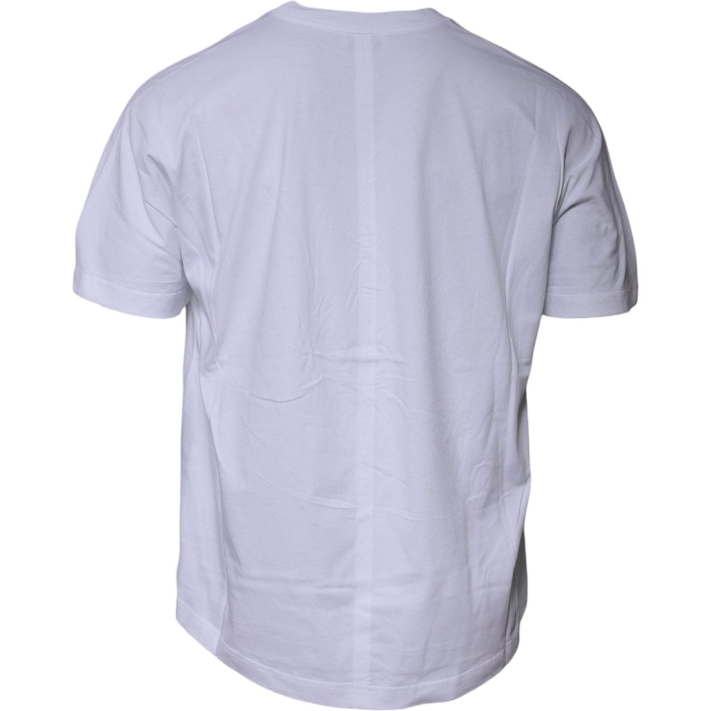 Balenciaga White Logo Cotton Crew Neck Short Sleeves T-shirt TSH878478-50
