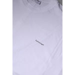 Balenciaga White Logo Cotton Crew Neck Short Sleeves T-shirt TSH878478-50