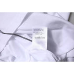 Balenciaga White Logo Cotton Jersey Crew Neck Short Sleeves T-shirt TSH878482-S