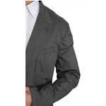 Dolce & Gabbana Gray Cotton Single Breasted Formal Blazer KOS1752-56