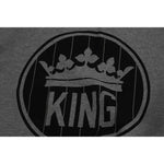 Dolce & Gabbana Gray Crown King Print Cotton Pullover Sweater TSH5554-52