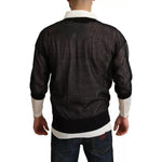 Dolce & Gabbana Black White Shirt One Piece Pullover Sweater TSH6464-xs