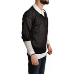 Dolce & Gabbana Black White Shirt One Piece Pullover Sweater TSH6464-xs