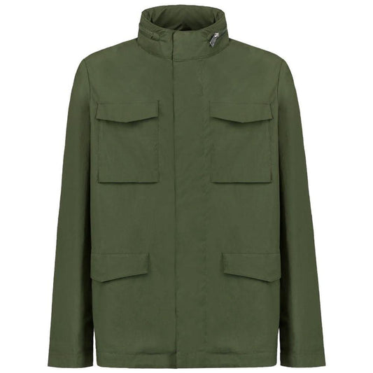 People Of Shibuya Green Cotton Men's Jacket