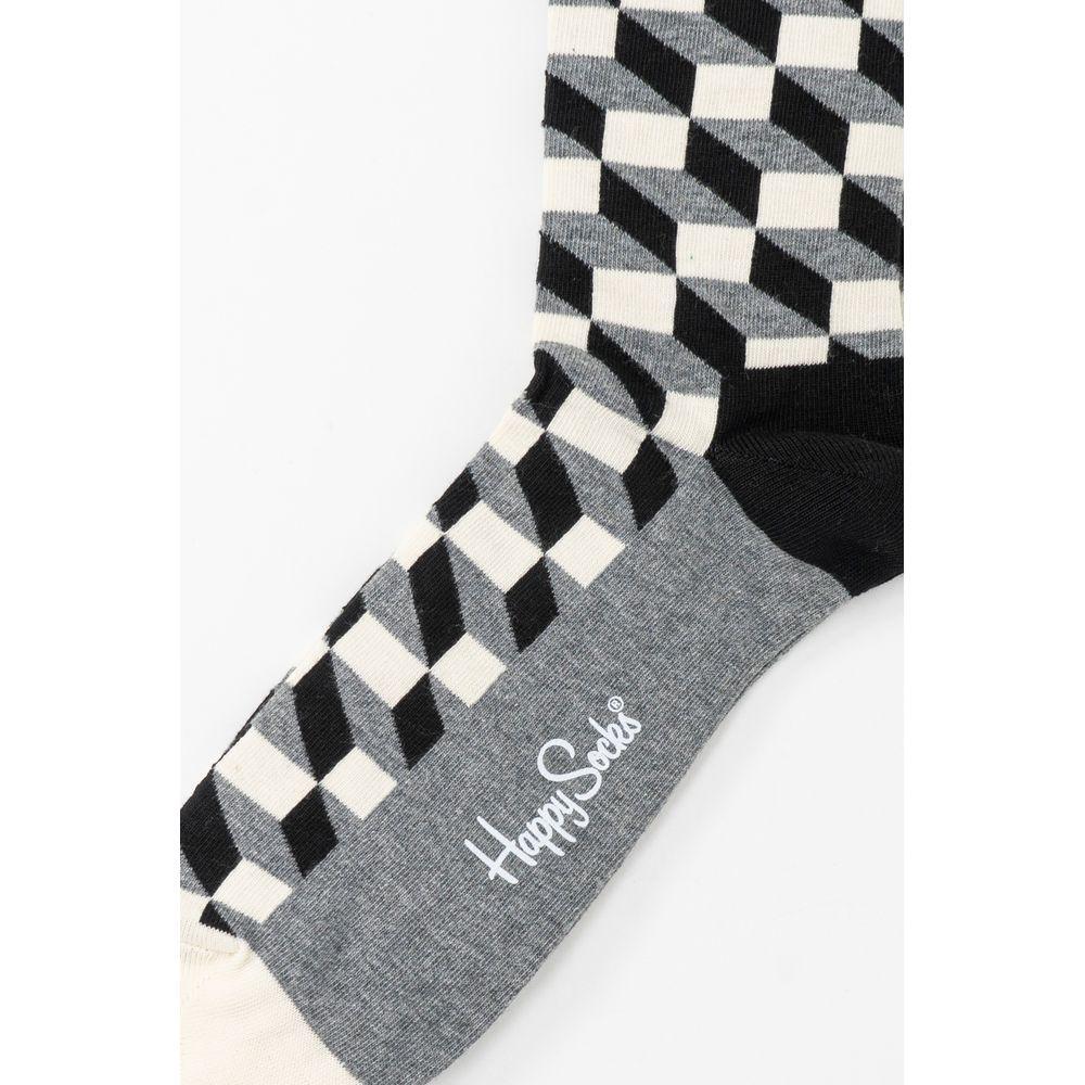 Happy Socks Gray Cotton Sock HA-1670300136-36-40