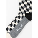 Happy Socks Gray Cotton Sock HA-1670300136-36-40