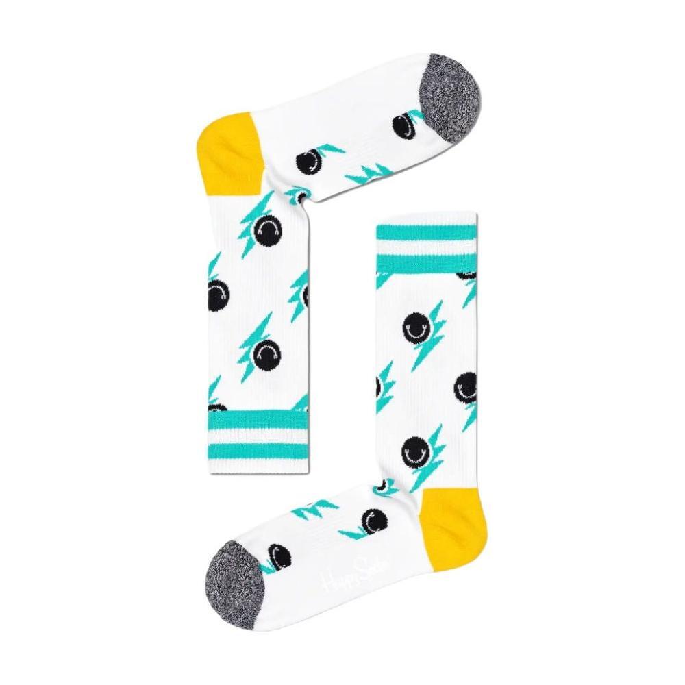Happy Socks White Cotton Sock HA-8995300008-36-40