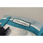 Dolce & Gabbana Blue Striped Silk Tapered Pants PAN72947-46