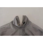 Dolce & Gabbana Gray See Through Turtleneck Pullover Sweater TSH83321-38