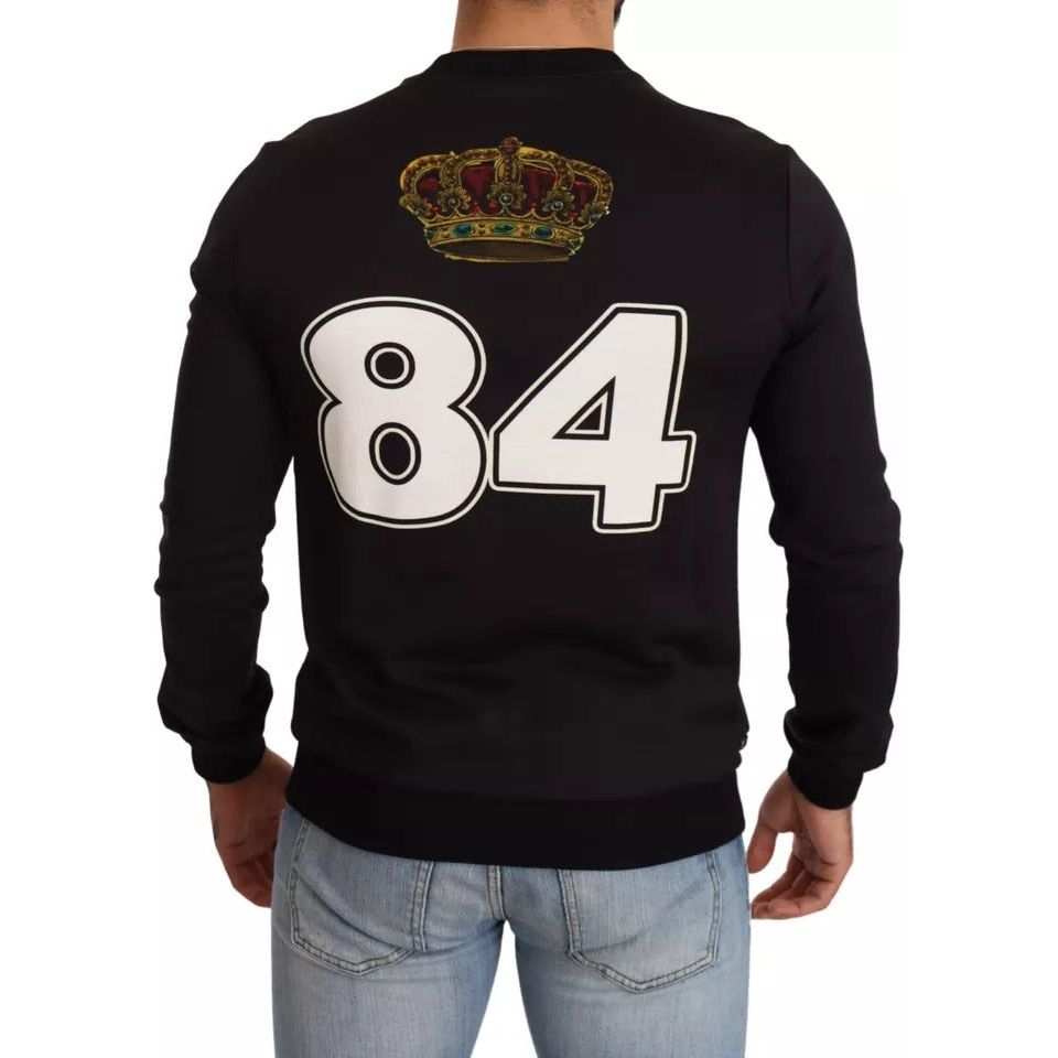 Dolce & Gabbana Black Cupid Print Hoodie Sweatshirt Sweater TSH6423-44