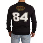 Dolce & Gabbana Black Cupid Print Hoodie Sweatshirt Sweater TSH6423-44