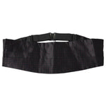 Dolce & Gabbana Black Silk Dotted Waist Tuxedo Belt Cummerbund