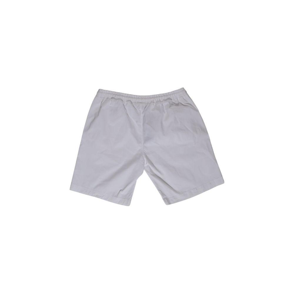 Refrigiwear White Cotton Bermuda RE-15823900008-W40