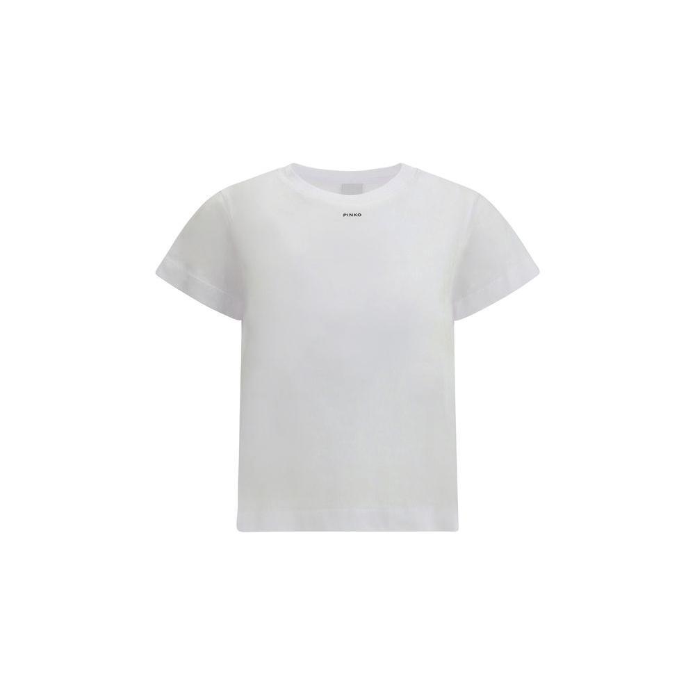 PINKO Logo T-shirt 1728,72470364320,Clothing,New with tags,PINKO,S,Tops & T-Shirts - Women - Clothing,White,Women,Women - Clothing,XS PI-100373A228Z04-S