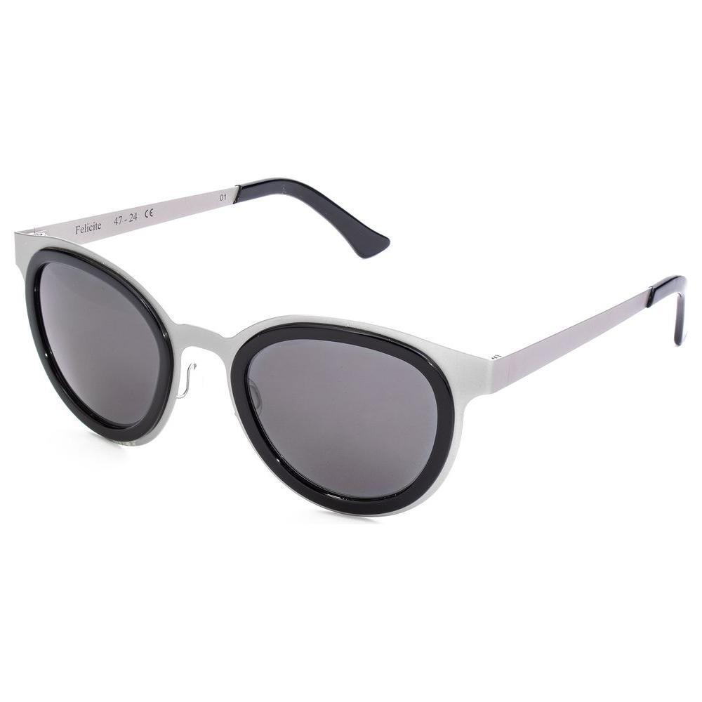 LGR Gray Stainless Steel Sunglasses LGFELICITESILVER01AC