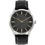 Ben Sherman Black Leather Watch BSBS022BAC