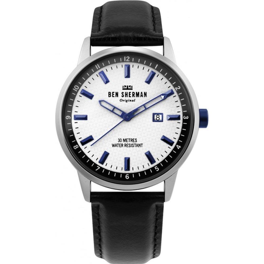 Ben Sherman Black Leather Watch BSWB030BAC