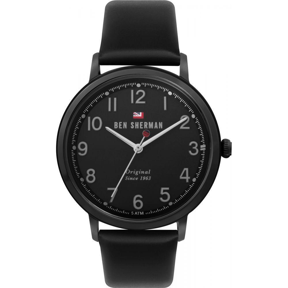 Ben Sherman Black Leather Watch BSWBS113BBAC