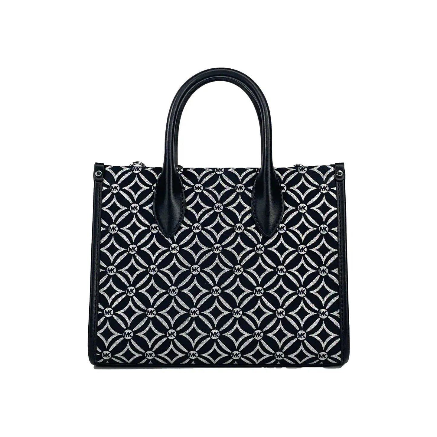 Michael Kors Mirella Small Top Zip Crossbody Tote Bag Black 86081