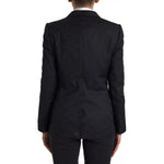 Dolce & Gabbana Black Long Sleeve Coat Blazer Jacket JKT3320-44