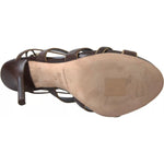 Dolce & Gabbana Brown Ankle Strap Stiletto Heels Sandals Shoes LA10384-39
