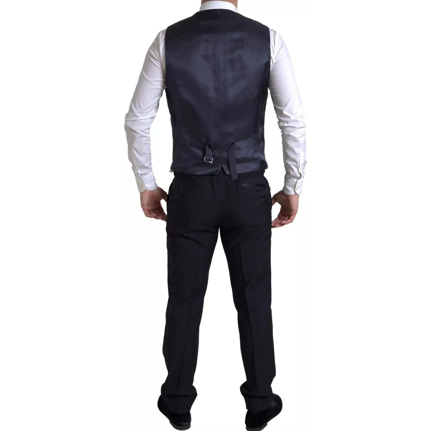 Dolce & Gabbana Black 3 Piece Single Breasted MARTINI Suit KOS2118-52