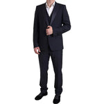 Dolce & Gabbana Black 3 Piece Single Breasted MARTINI Suit KOS2118-52