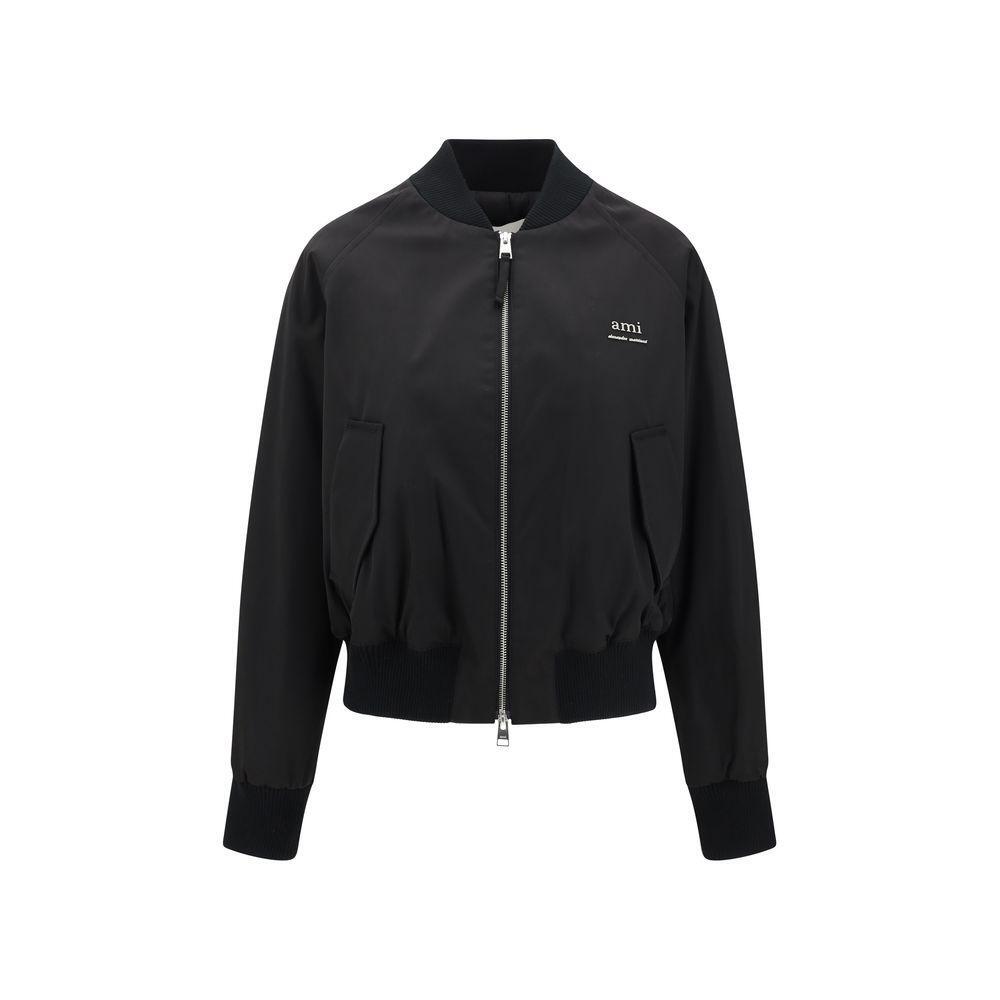 Ami Paris Loose Bomber Jacket AM-FJK012PA0007001-S