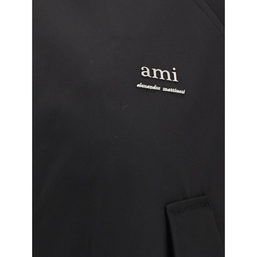 Ami Paris Loose Bomber Jacket AM-FJK012PA0007001-S