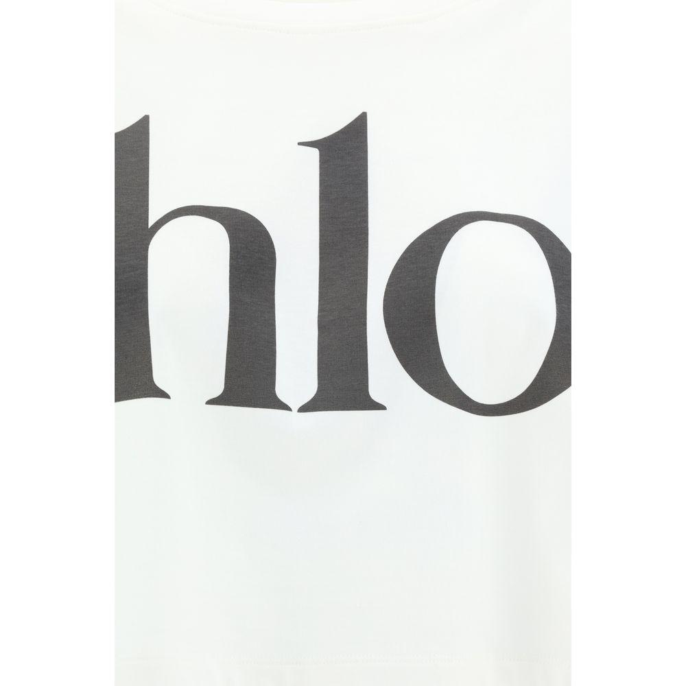 Chloé Cropped T-Shirt CH-CH24AJH09183101-S