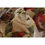 Dolce & Gabbana Beige Floral Sleeveless Round Neck Mini Dress DR28271-36