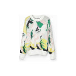 Desigual Cream Polyamide Sweater DE-12065600143-IT44|L