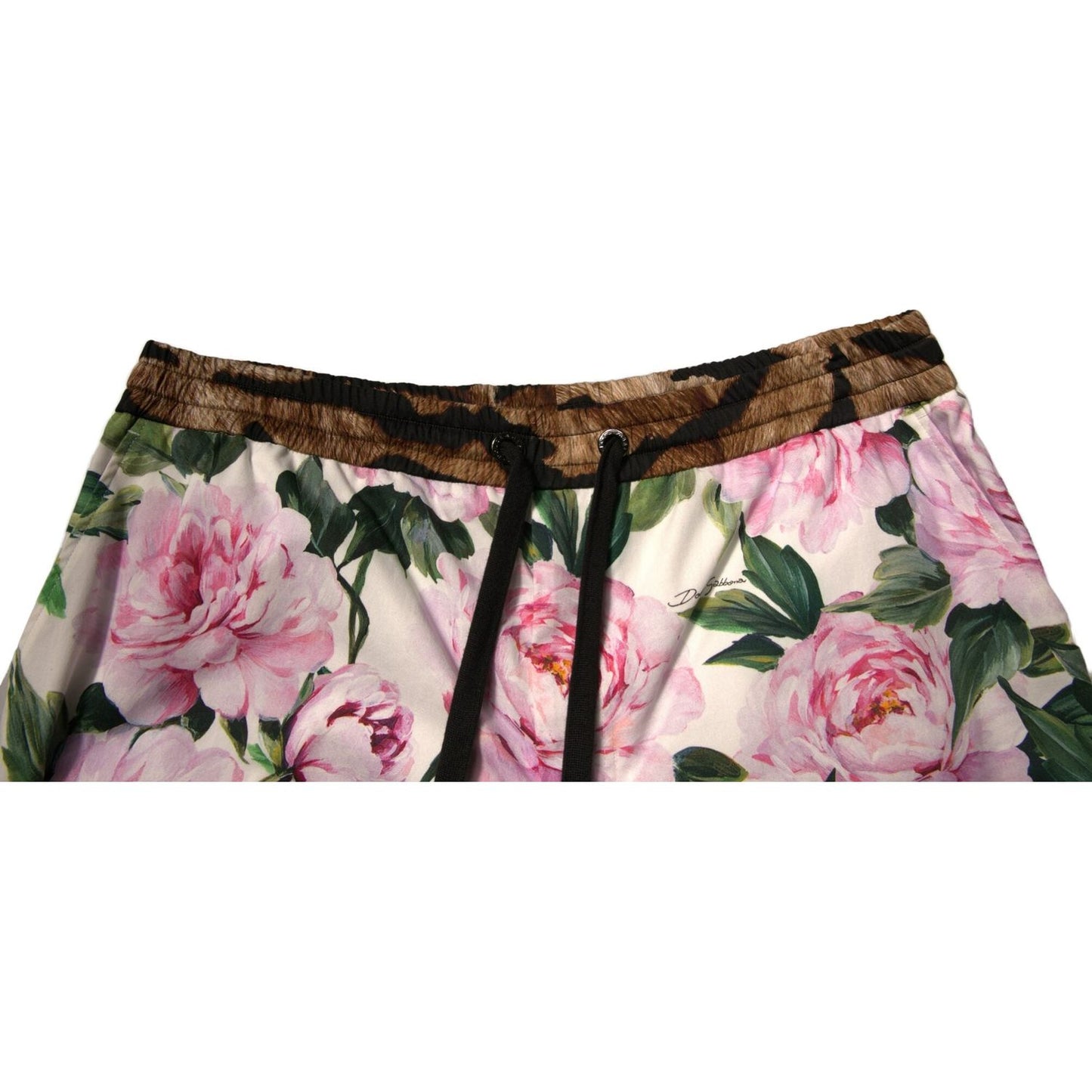 Dolce & Gabbana Multicolor Floral Cotton Men Bermuda Shorts PAN75652-54