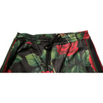 Dolce & Gabbana Black Floral Polyester Jogger Sweatpants Pants PAN75669-56