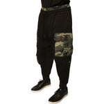 Dolce & Gabbana Black Camouflage Cotton Jogger Cargo Pants PAN75673-44