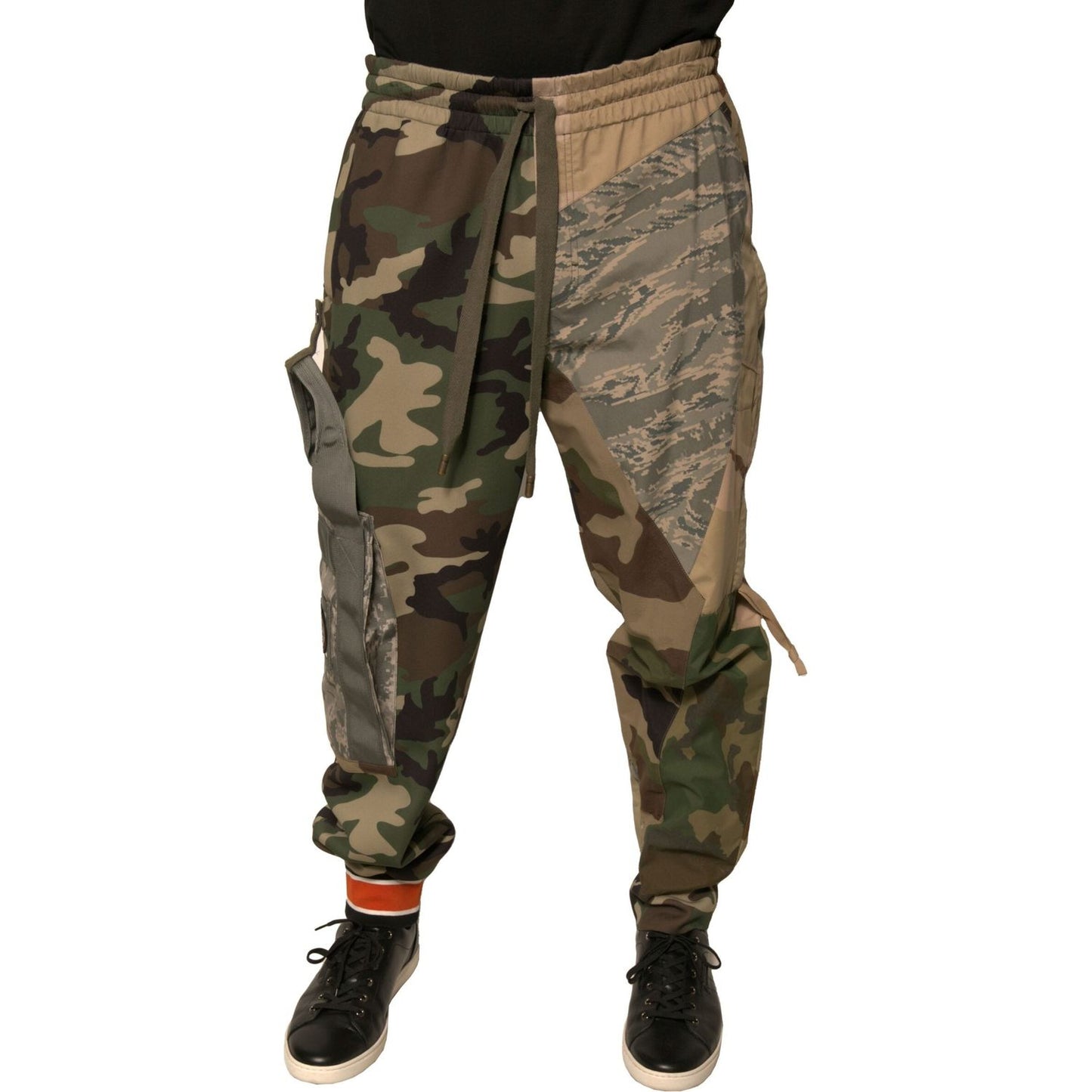 Dolce & Gabbana Multicolor Camouflage Jogger Sweatpants Pants PAN75677-48