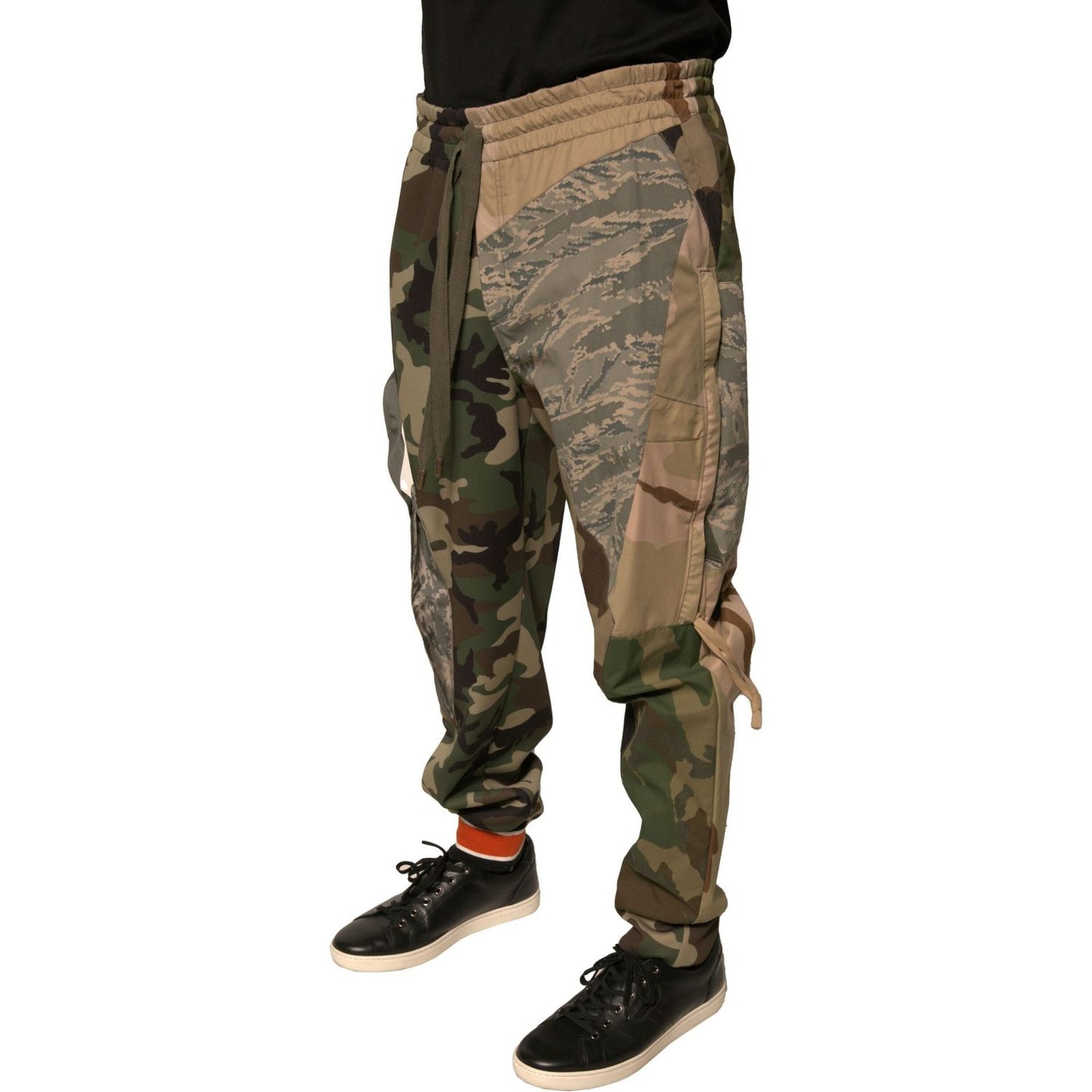 Dolce & Gabbana Multicolor Camouflage Jogger Sweatpants Pants PAN75677-48