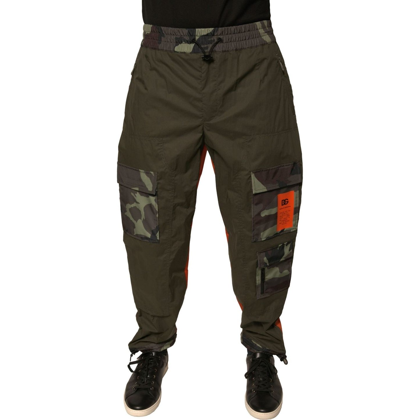 Dolce & Gabbana Multicolor Camouflage Jogger Cargo Pants PAN75686-44