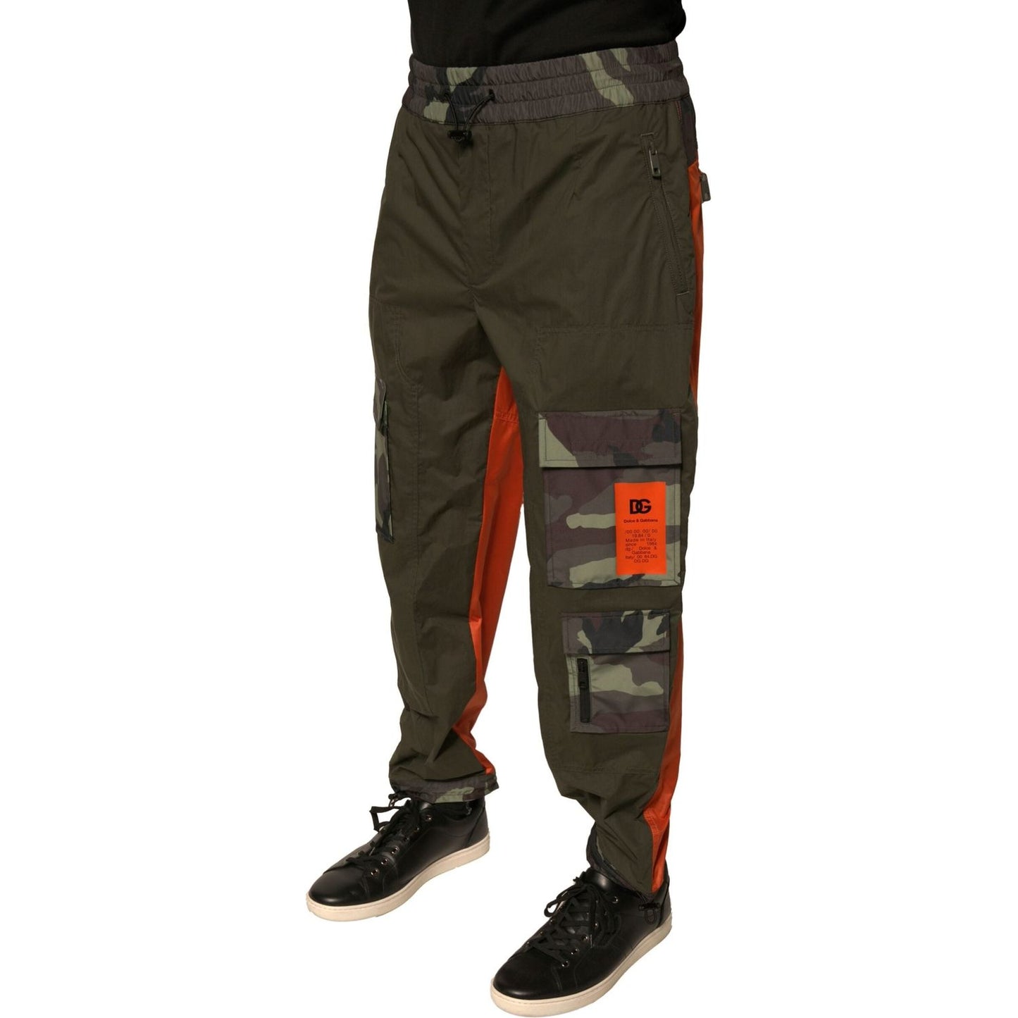 Dolce & Gabbana Multicolor Camouflage Jogger Cargo Pants PAN75686-44