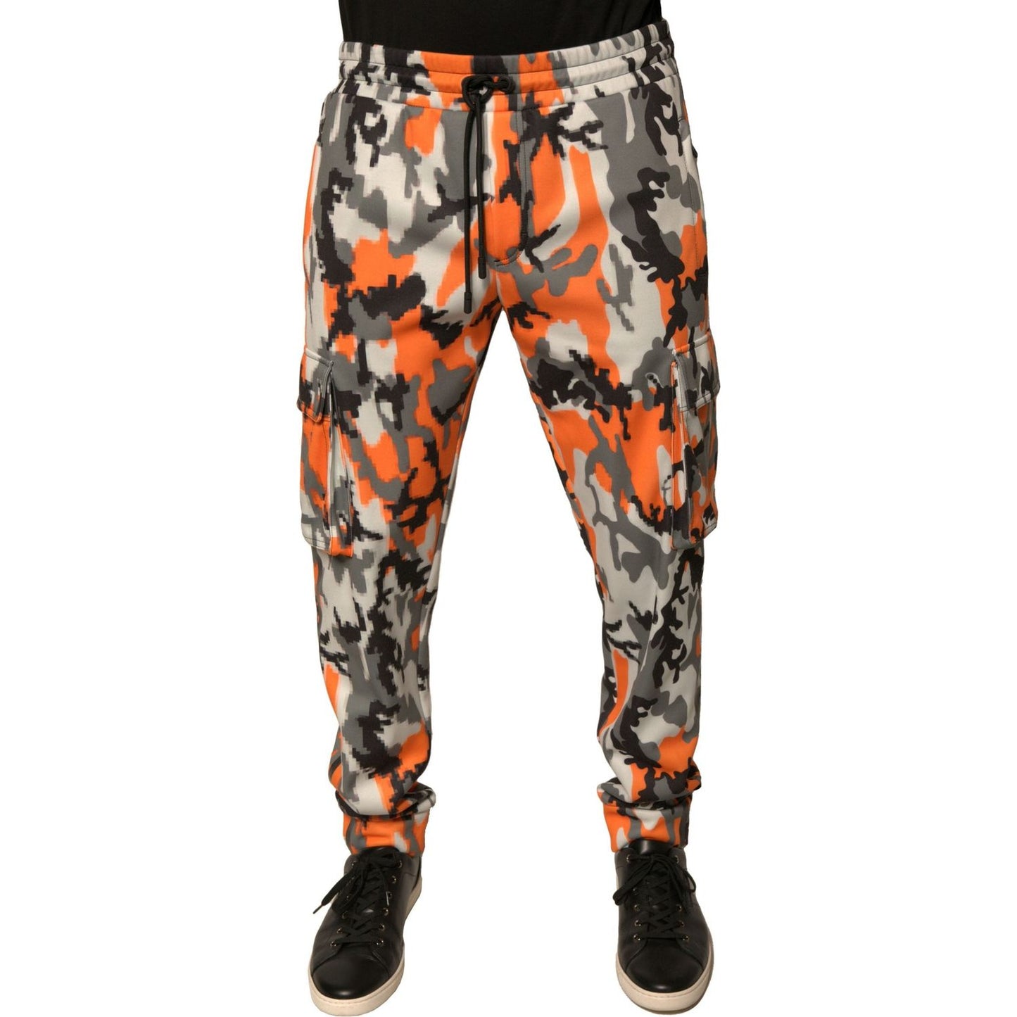 Dolce & Gabbana Multicolor Camouflage Cargo Jogger Pants PAN75692-50