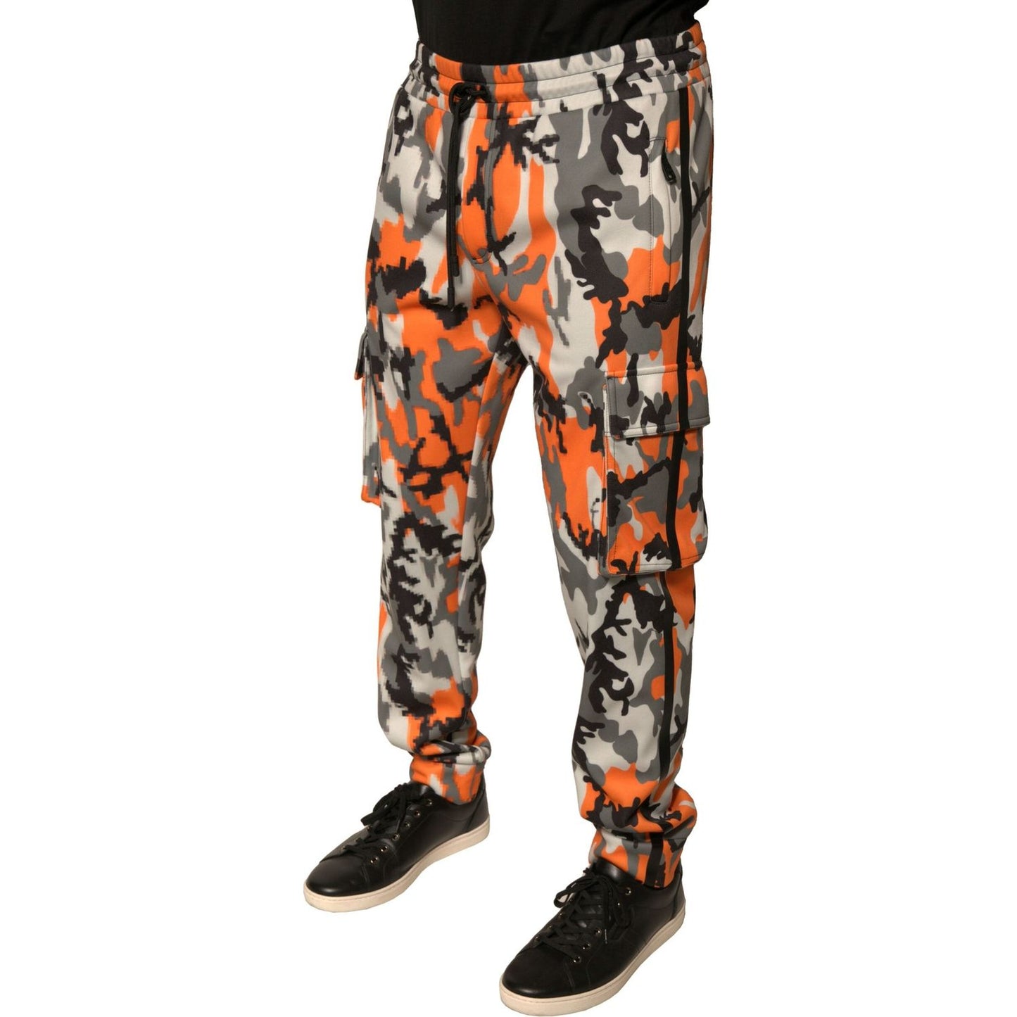 Dolce & Gabbana Multicolor Camouflage Cargo Jogger Pants PAN75692-50