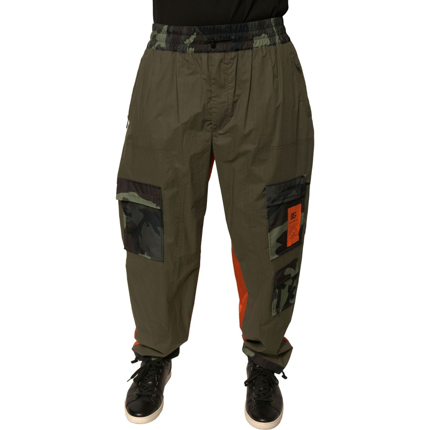 Dolce & Gabbana Multicolor Camouflage Jogger Cargo Pants PAN75693-48