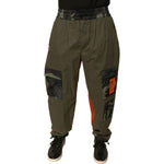 Dolce & Gabbana Multicolor Camouflage Jogger Cargo Pants PAN75693-48