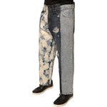 Dolce & Gabbana Multicolor Patchwork Cotton Straight Men Denim Jeans PAN75713-46