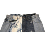 Dolce & Gabbana Multicolor Patchwork Cotton Straight Men Denim Jeans PAN75713-46