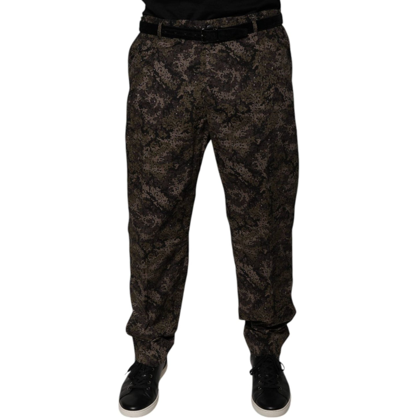 Dolce & Gabbana Multicolor Camouflage Men Dress Pants PAN75774-54