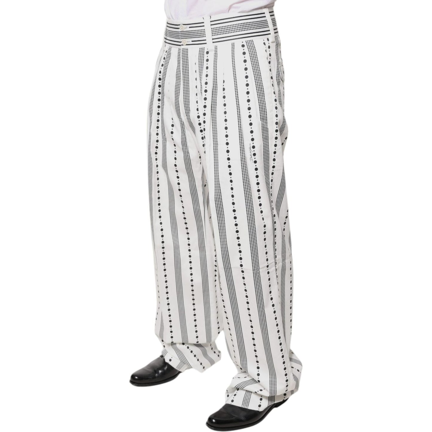 Dolce & Gabbana White Straight Formal Dress Pants PAN75842-50